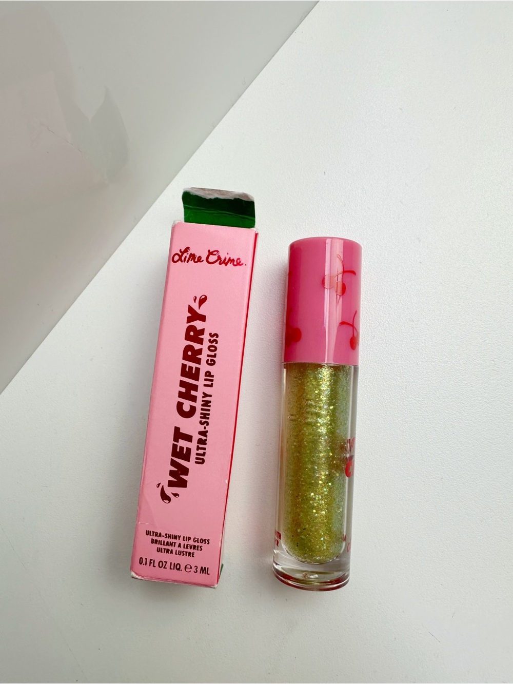 Lime Crime Wet Cherry Lip Gloss Cherry Slime Full Size Discontinued NIB